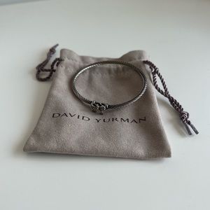 David Yurman Cable Collectibles Bow Bracelet in Sterling Silver